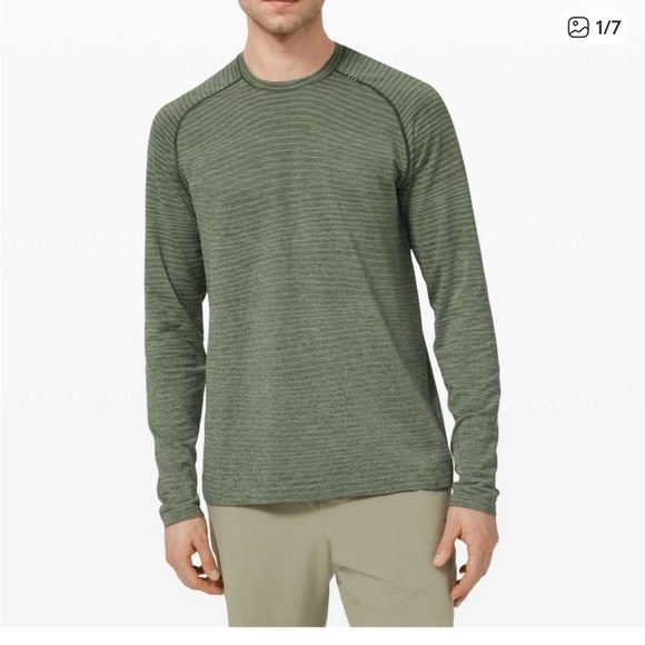 lululemon athletica Other - Lululemon Men's Metal Vent Tech Long Sleeve 2.0, Wave Fade Rosemary, Size M